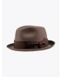Borsalino Trilby Hat Alessandria Light Brown - E35 SHOP