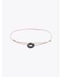 Barbara Zuna-Kratky Smooth Silver Blackened Ring 11 Cord Bracelet Nude - E35 SHOP