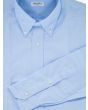 Salvatore Piccolo Shirt Button-Down Oxford 120 Blue - E35 SHOP