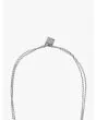 Goti Necklace CN1146 Silver Double Chain & Stone - E35 SHOP