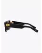 Balmain B-III Square Sunglasses Black/Gold - E35 SHOP
