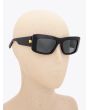 Balmain Envie D-Frame Sunglasses Black/Gold - E35 SHOP