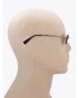 Kuboraum Mask H45 Frameless Sunglasses Black with mannequin side view