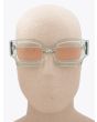 Kuboraum Mask X6 Cat-Eye Sunglasses Mint with mannequin front view