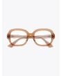 Masahiromaruyama Dessin MM-0002 No.4 Optical Glasses Clear Light Brown Front View