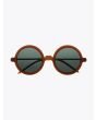 Pawaka Duaenam 26 Round-Frame Sunglasses Caramel Front View