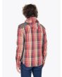 Pedaled Christopher Pedalling Hooded Shirt Red Check Left Rear Quarter