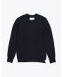 Reigning Champ Loopback Cotton Jersey Sweatshirt Black Front