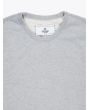 Reigning Champ Loopback Cotton Jersey Sweatshirt Heather Grey Front Details