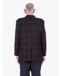 Salvatore Piccolo Unstructured Wool Blazer Prince of Wales Checked Brown / Navy Blue 3