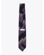 Salvatore Piccolo Ties Striped Wool and Silk Black / Purple 3