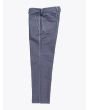 Salvatore Piccolo Straight Work Pant Blue Side View