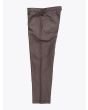 Salvatore Piccolo Straight Work Pant Brown Side View