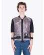 Stone Island 444J2 Vest Paper Poly SI House Check Grid Grey Front I