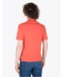 Stone Island Shadow Project Polo Shirt Fine Jeresy CO Pigment Coral Left Rear Quarter