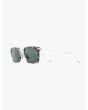 Thom Browne TB-916 Angular Sunglasses Grey Tortoise / Silver Three-quarters View