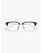 TB422 optical glasses - Thom Browne wayfarer silver/navy front view