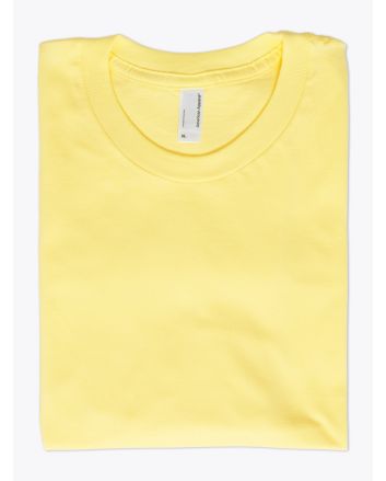 American Apparel 2001 Men’s Fine Jersey T-shirt Lemon