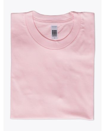 American Apparel 2001 Men’s Fine Jersey S/S T-shirt Light Pink Folded