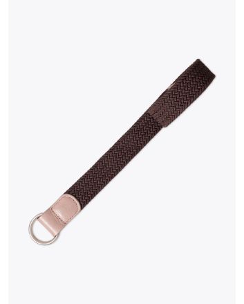 Anderson's AF2969 Elastic Woven Belt Brown Front View 1