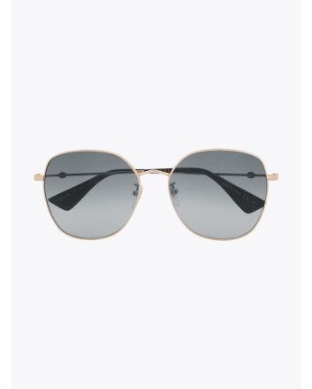 Gucci Round Shape Sunglasses Gold / Gold 001 1