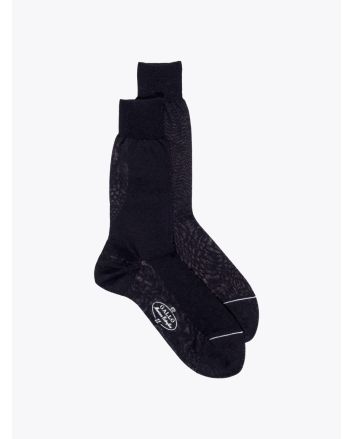 Gallo Short Socks Plain Wool Black 1