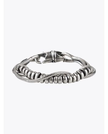 Goti Triple Snake Chain Bracelet Sterling Silver 1