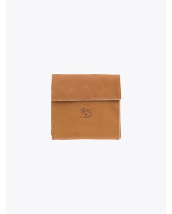 Il Bisonte C0455 Vintage Cowhide Leather Wallet Natural Front