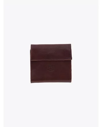 Il Bisonte C0455 Vintage Cowhide Leather Wallet Brown - E35 SHOP