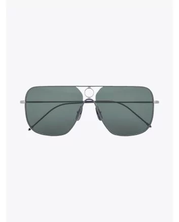 Thom Browne TB-114 Sunglasses Silver/Grey - E35 SHOP