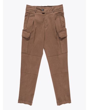 Giab's Archivio Brunelleschi Cargo Pants Cotton Brown - E35 SHOP