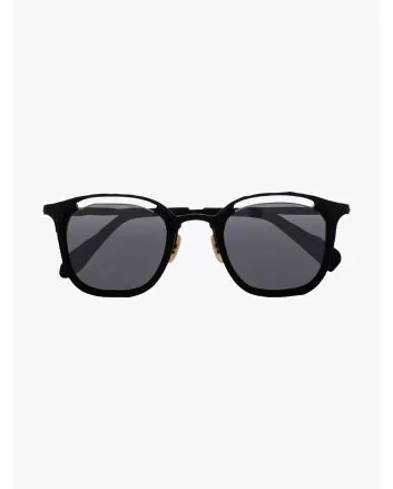 Masahiromaruyama Monocle MM-0057 No.1 Sunglasses Black / Black Front View