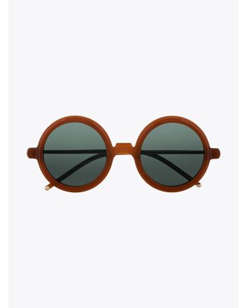 Pawaka Duaenam 26 Round-Frame Sunglasses Caramel Front View