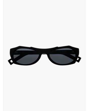 Pawaka Enambelas 16 Cat-Eye Sunglasses Matte Black Front View