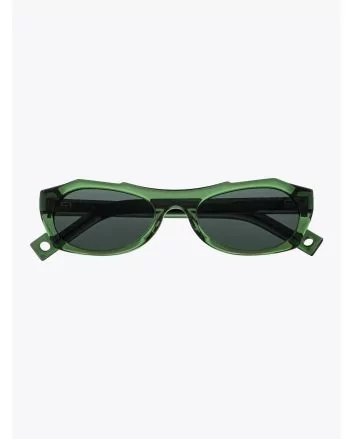Pawaka Enambelas 16 Cat-Eye Sunglasses Olive Front View
