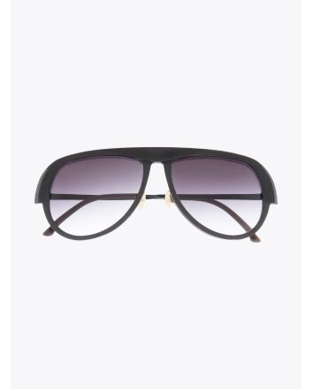 Rigards Horn/Titanium 99 Sunglasses Black Front View
