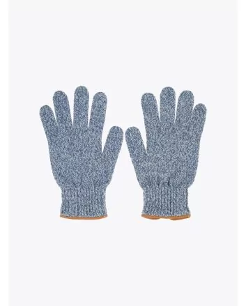 Universal Works Peak Glove Wool Nylon Mix Navy Front