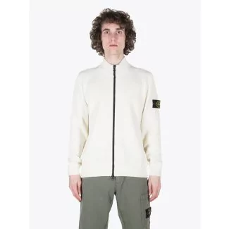 Stone Island 518B1 Cardigan Knit Ivory 1