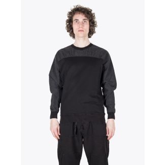 Stone Island Shadow Project 60507 Compact Crew-Neck Sweatshirt Black 1