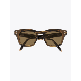 Akoni Sunglasses Ara Square-Frame Tortoise Front View