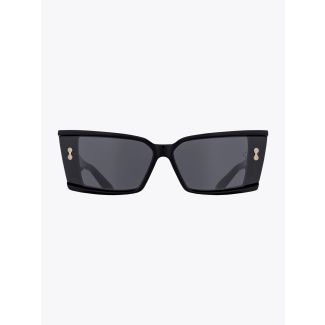 Akoni Lynx Cat-Eye Black Sunglasses front view