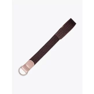 Anderson's Leather-Trimmed Elasticated AF2969 Belt Brown Front View