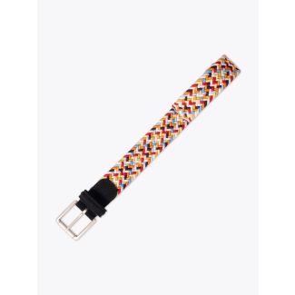 Anderson's Suede-Trimmed Elasticated Belt 8 Colors Front View