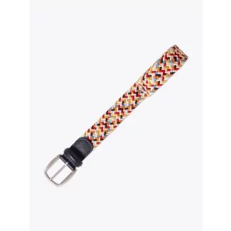Anderson's Leather-Trimmed Woven Elastic Belt 9 Colors