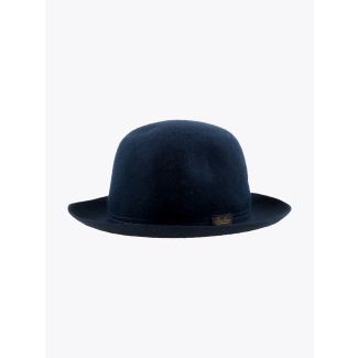 Borsalino Hat Medium-Brimmed Traveller Rabbit-Felt Navy Blue 1