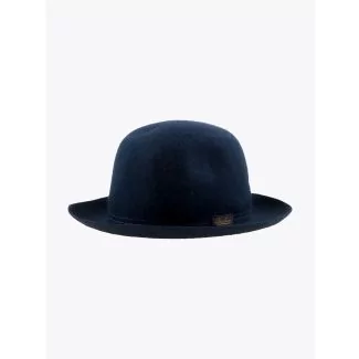 Borsalino Hat Medium-Brimmed Traveller Rabbit-Felt Navy Blue 1