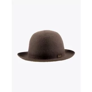 Borsalino Hat Medium-Brimmed Traveller Rabbit-Felt Brown 1