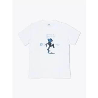 Blue Rey Ohio T-shirt Bianco Front