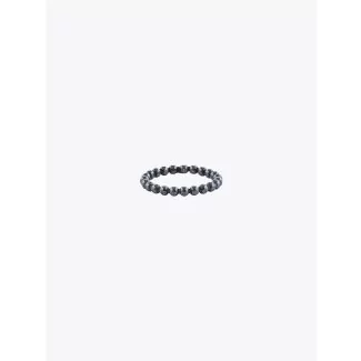 Barbara Zuna-Kratky Women Ball Ring Silver Blackened 1