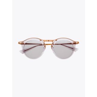 Christian Roth Oskari Sunglasses Light Grey Crystal - Rose Gold 1
